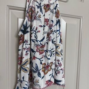 Sleeveless Floral Top